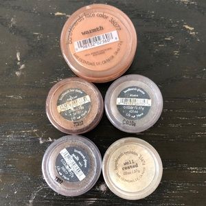 Bareminerals face color (“warmth”) and 4 shadows
